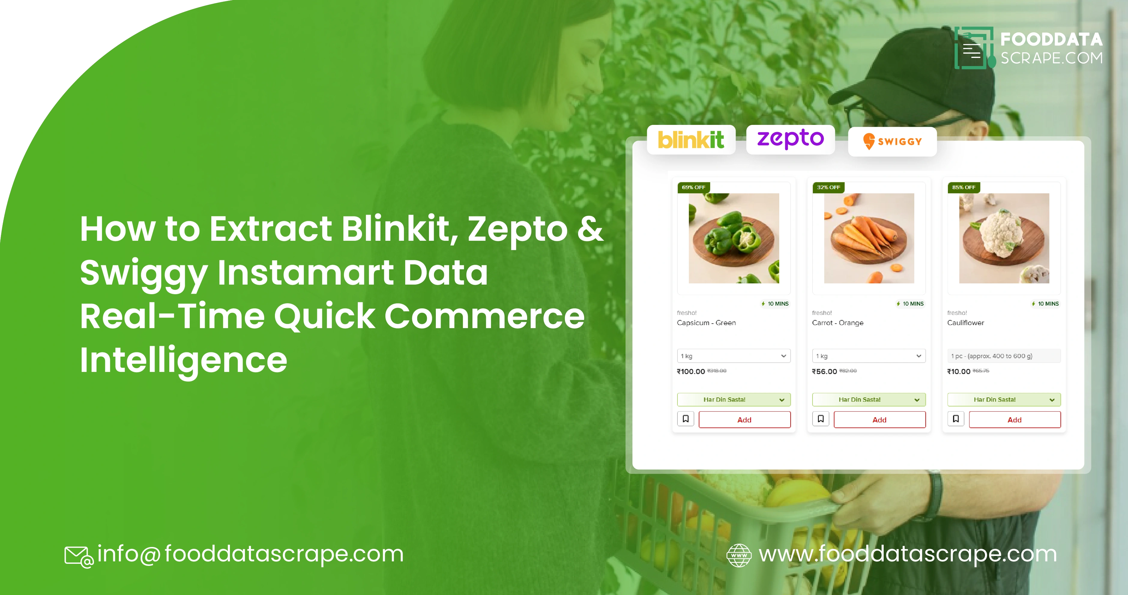 How to Extract Blinkit, Zepto & Swiggy Instamart Data — Real-Time Quick Commerce Intelligence